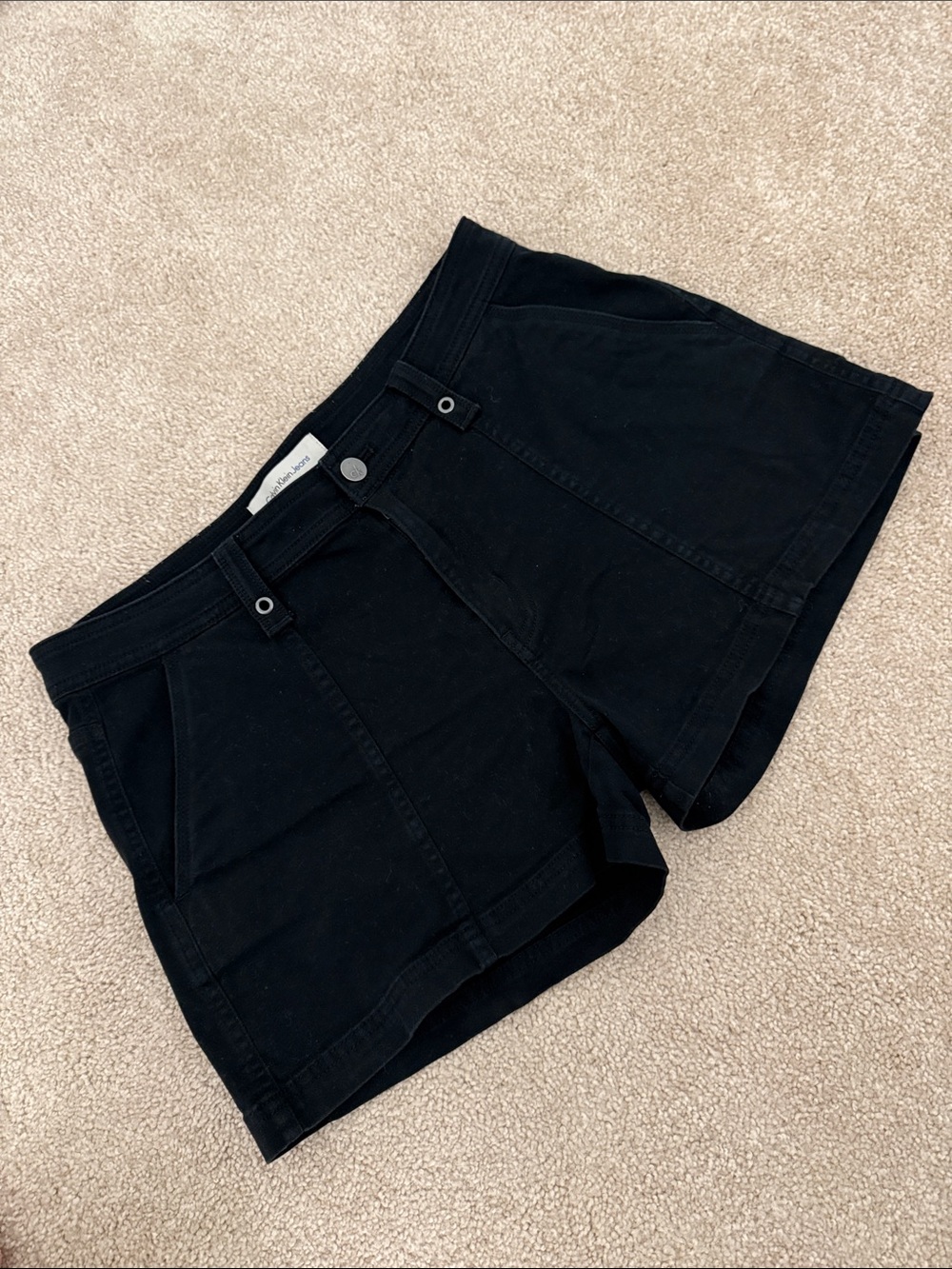 Calvin Klein Jeans Black Women's Denim Shorts. Size 31. Inseam 3”